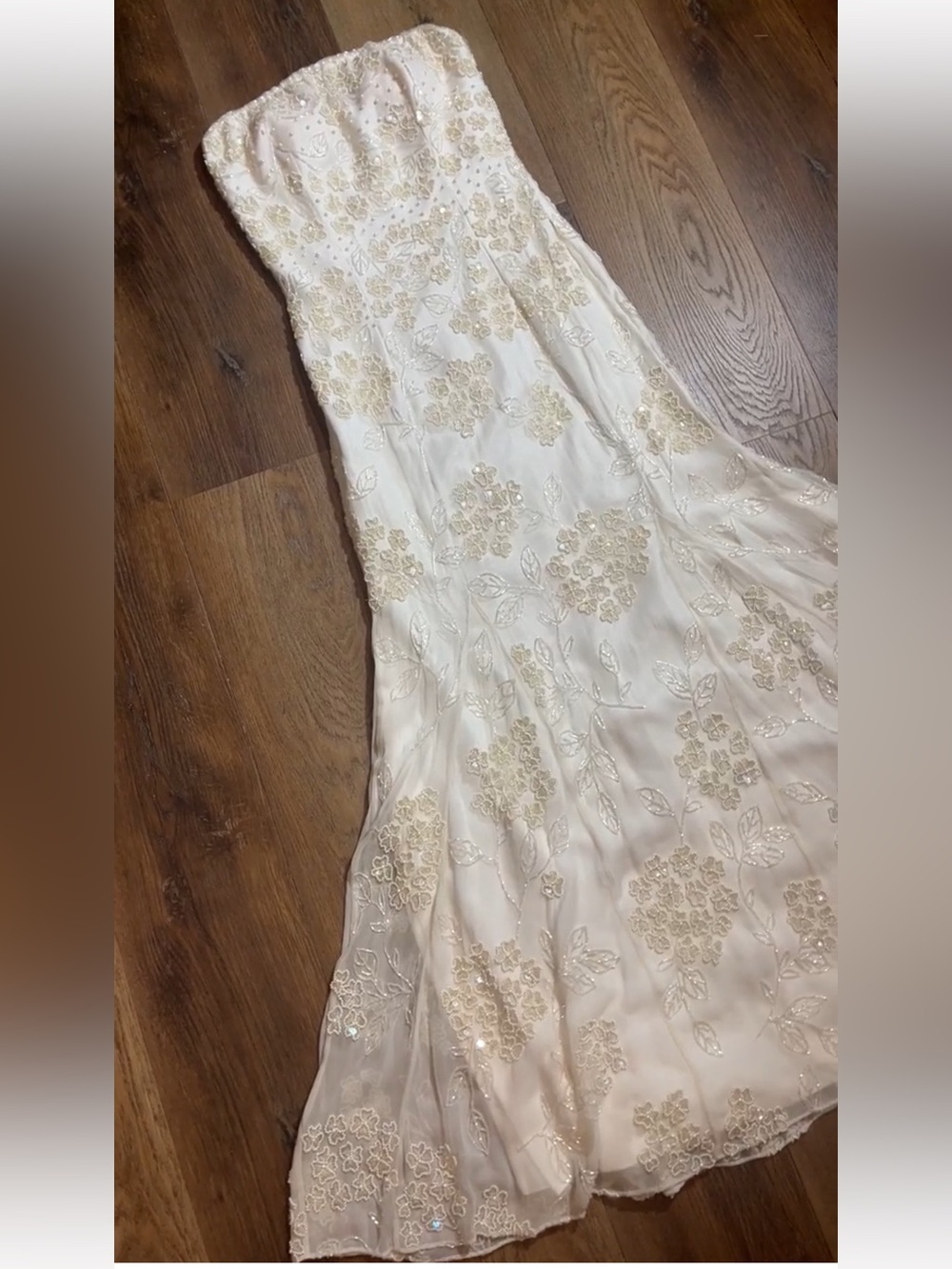 Vintage 100% Silk Beaded Dress Vintage Silk Dress Vintage Beaded Deess Wedding - Picture 2 of 16